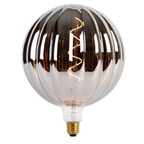 E27 Stmívatelná LED žárovka G200 kouřová 4W 40lm 2200K