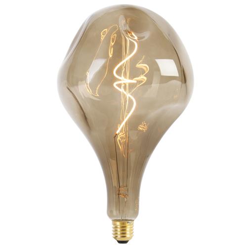 E27 Stmívatelná LED žárovka G168 bronzová 6W 150lm 1800K