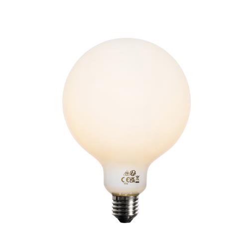LED žárovka E27 s 3stupňovým stmíváním, opálové sklo G125, 4W, 450lm, 2700K