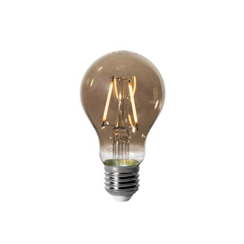 E27 stmívatelná LED žárovka A60 kouřová 3W 250 lm 2200K