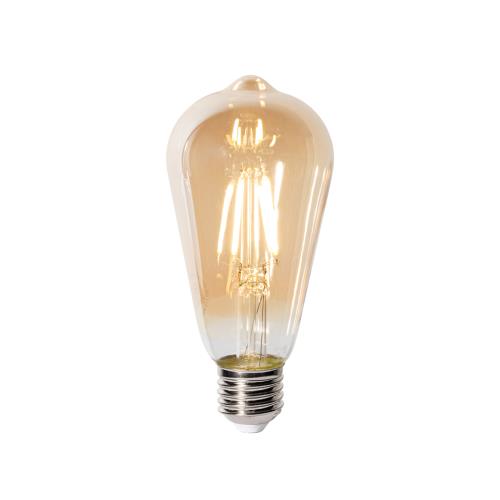 E27 stmívatelná LED žárovka ST64 zlatá 5W 450 lm 2700K
