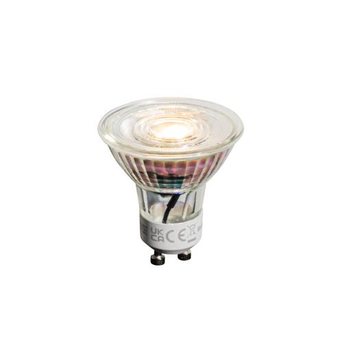 GU10 50mm stmívatelná LED žárovka Clear 4,5W 345 lm 2000-2700K