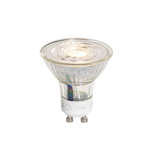 GU10 50mm 3-stupňová stmívatelná LED žárovka Clear 4,9W 450 lm 2000-2700K