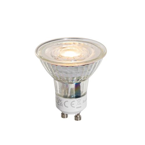 Čirá LED žárovka GU10 50mm 1W 80 lm 2200K