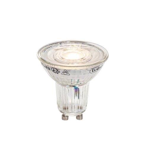 GU10 50mm stmívatelná LED žárovka Clear 4,9W 400 lm 2200-3000K