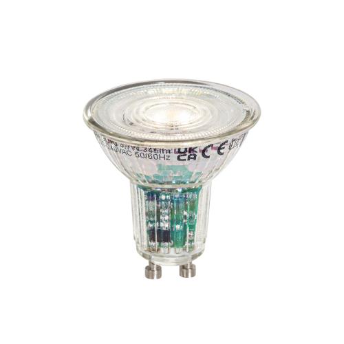 Chytrá LED žárovka GU10 50mm čirá 4,7W 345 lm 2200-4000K