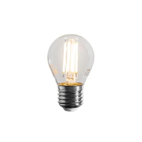 E27 Stmívatelná LED žárovka Filament G45 Čirá 4W 470 lm 2700K