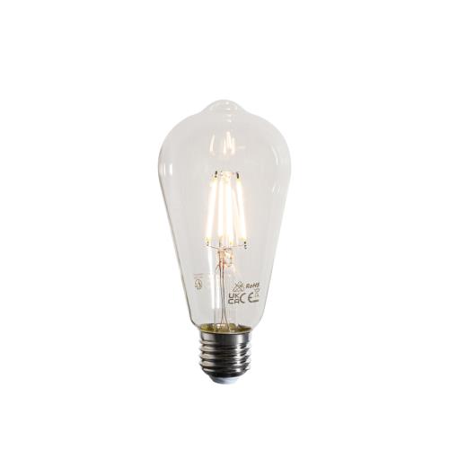 LED žárovky E27 Filament ST64 čiré 4W 470 lm 2700K