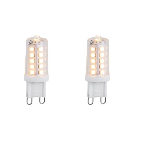Sada 2 stmívatelných LED žárovek G9 3,2 W 250 lm 2200 K