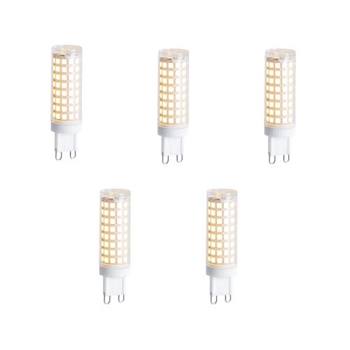 Sada 5 stmívatelných LED žárovek G9 5,5W 500 lm 2700K