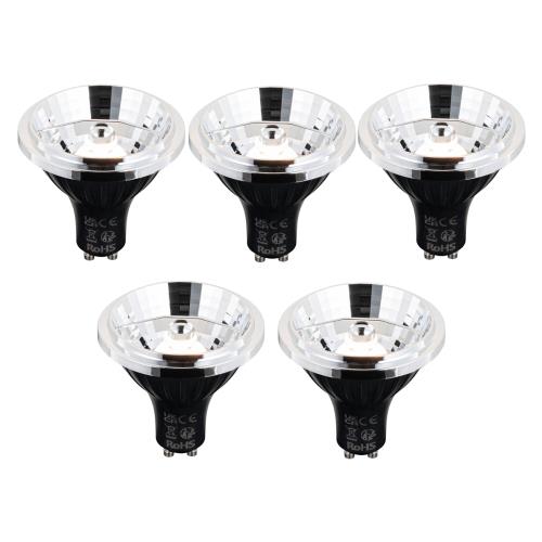 Sada 5 ks Chytrá stmívatelná LED žárovka GU10 AR70 6W 500lm 2200-6500K