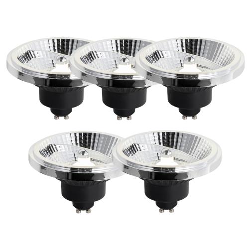 Sada 5 GU10 3-stupňové stmívatelné LED žárovky 111mm 10,5W 770lm 4000K