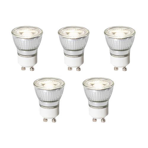 Sada 5 stmívatelných LED žárovek GU10 35 mm 4 W 230 lm 4000 K