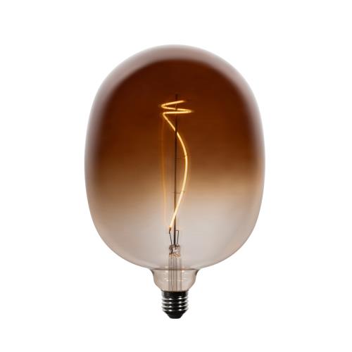 Sada 5 stmívatelných LED žárovek E27 G170 hnědá 4,9W 130 lm 1800K