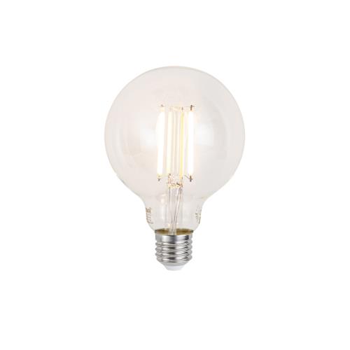 Chytré stmívatelné LED žárovky E27 G95 čiré 7W 806lm 2700-6500K