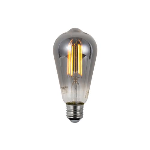 Chytrá stmívatelná LED žárovka E27 ST64 kouřová 4,9 W 150 lm 1800 K