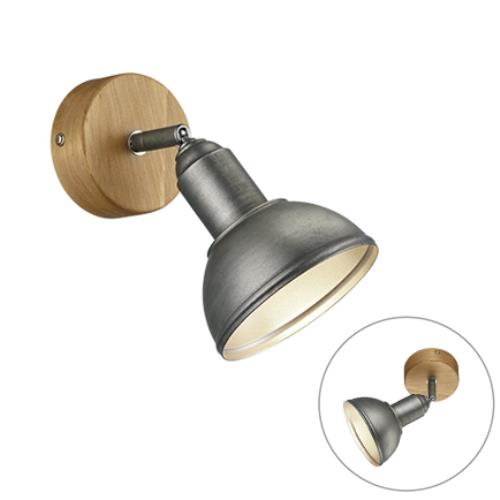 Průmyslová nástěnná lampa ocel - Arti