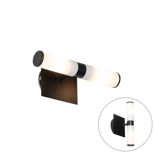 Moderní nástěnné svítidlo do koupelny černé IP44 2-světlo - Bath