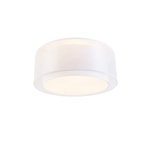 Moderní stropní svítidlo bílé 50 cm 3-světlo - Drum Duo