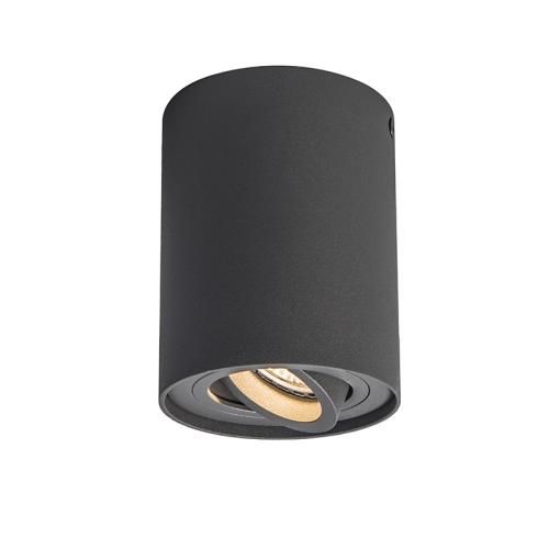 Chytré přisazené bodové svítidlo tmavě šedé, naklápěcí, vč. WiFi GU10 - Rondoo Up