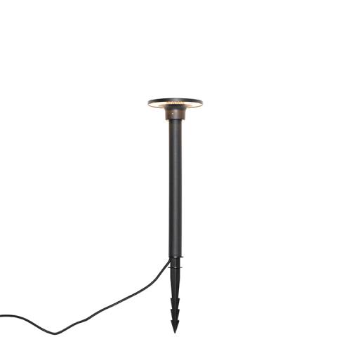 Moderní bodové světlo na špici černé vč. LED IP54 - Skyf