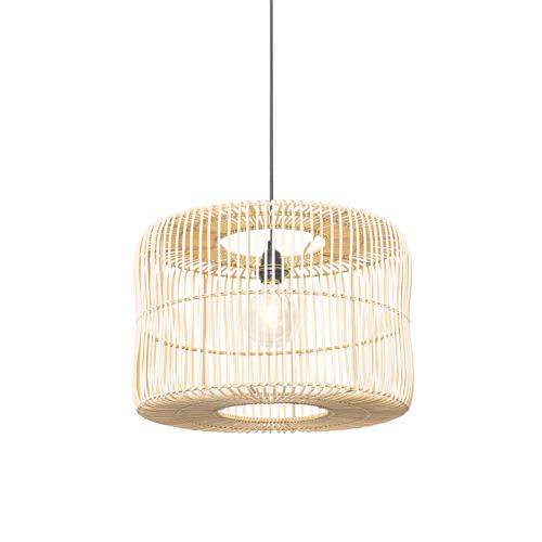 Orientální závěsné svítidlo ratan 45 cm - Maud