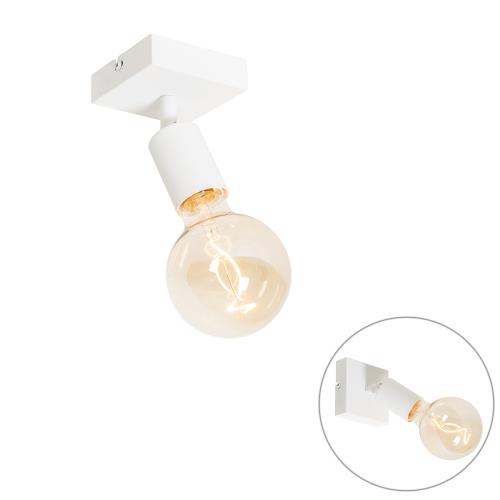 Moderní bodové světlo bílé čtvercové - Facil