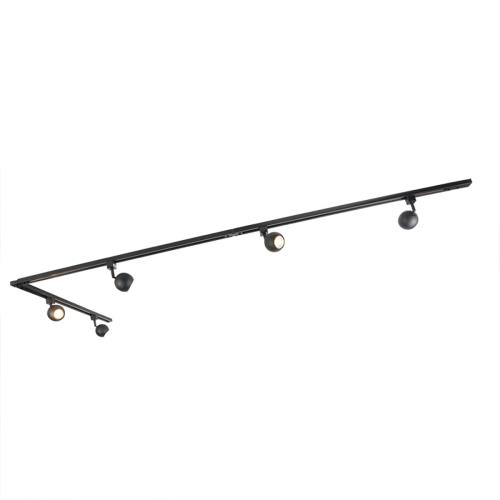 Moderní kolejnicový systém černý 5-světlo 1-fázový - Gissi