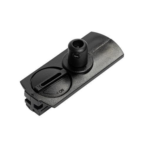 Luxusní adaptér závěsného svítidla pro 1-fázovou kolejnicí černý