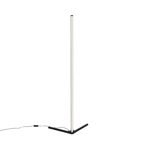 Chytrá stojací lampa vč. LED RGB a stmívatelná v Kelvinech - Saar