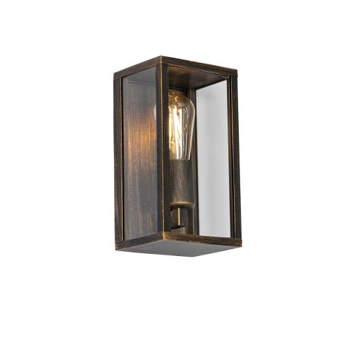 VINTAGE NÁSTĚNNÁ LAMPA ANTIKNÍ ZLATO 26 CM IP44 - CHARLOIS