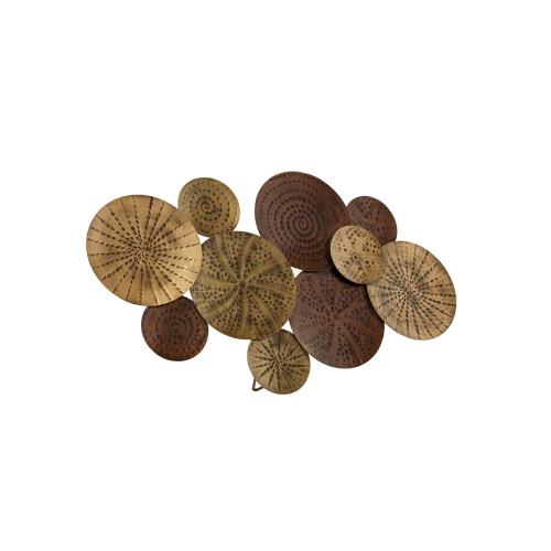 Nástěnná lampa v art deco stylu starožitné zlato 71 cm - Kelly