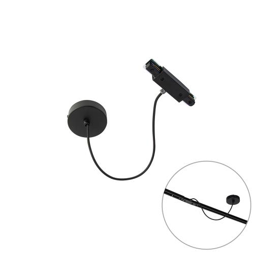 I napájecí zdroj s kulatou montážní deskou pro 1-fázovou kolejnicí černý - Jeana