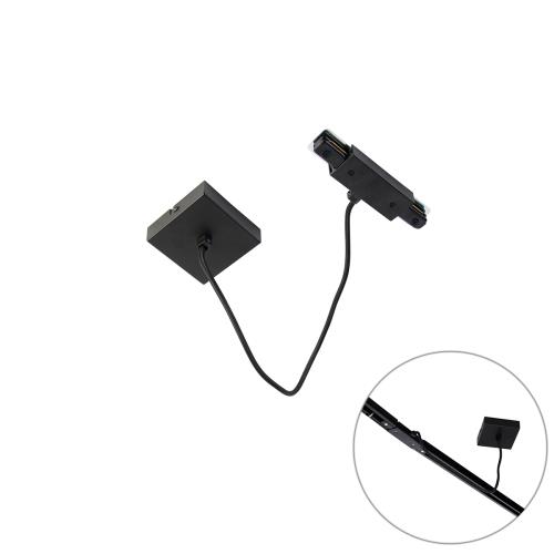 Napájecí zdroj I pro kolejnici 1-fázový s čtvercovou montážní deskou černý - Jeana