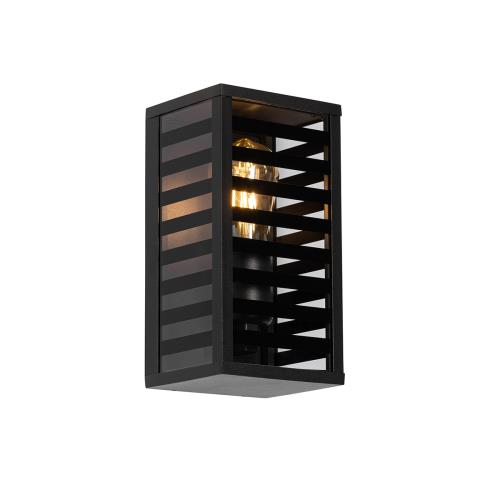 Moderní venkovní nástěnné svítidlo černé 26 cm IP44 - Reims