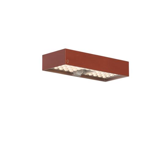 Venkovní nástěnné svítidlo červené sstmívacím světlem asenzorem na solární energii - Kayo