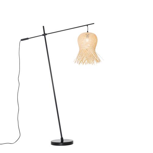 Orientální venkovní stojací lampa bambus IP44 - Carlos