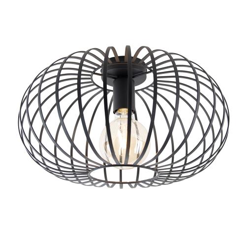 Chytré stropní svítidlo černé 39 cm vč. Wi-Fi G95 - Johanna