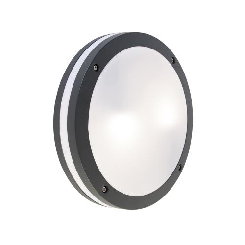 Chytré nástěnné a stropní svítidlo tmavě šedé vč. Wifi A60 - Glow