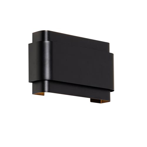 Průmyslová nástěnná lampa černá 2-světlo - Coen