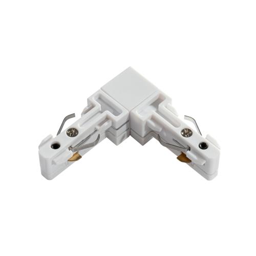 L-konektor kolejnice bílý 1-fázový - Slimline