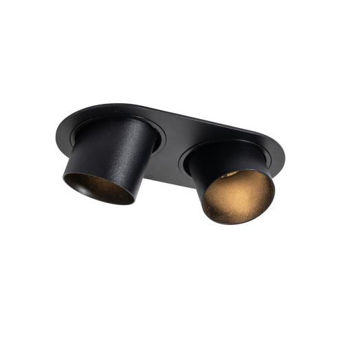 Zástěnná svítidla černá GU10 50 mm 2-světlo - Installa