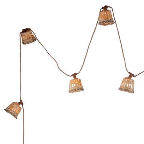 Moderní venkovní světelný řetěz 8m vč. LED 10 světel - Aurora