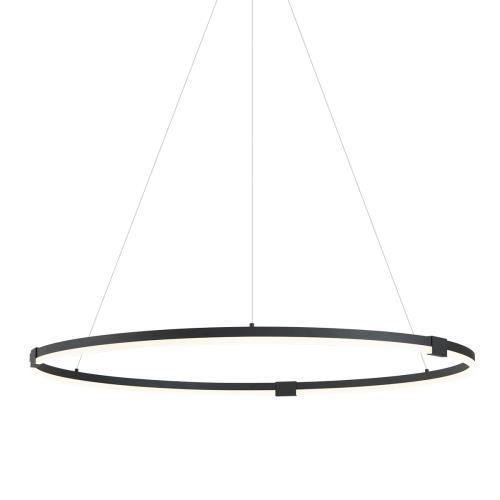 Designové závěsné svítidlo černé 120 cm vč. LED s 3-stupňovým stmíváním - Anello