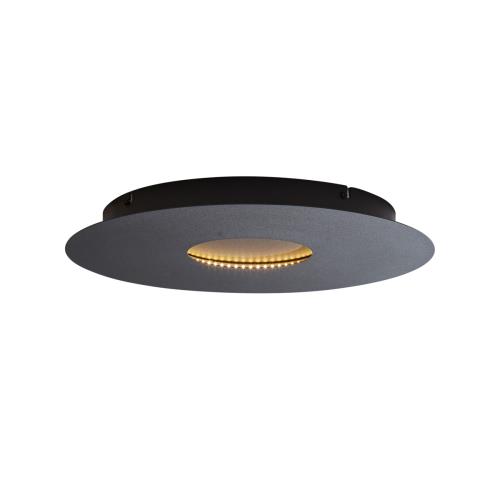 Moderní stropní svítidlo černé 40 cm vč. LED s 3-stupňovým stmíváním - Morning