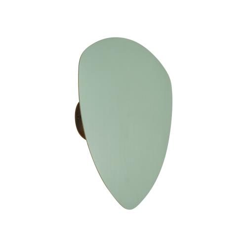 Designová nástěnná lampa zelená organická 20 cm 2-světla - Pulley