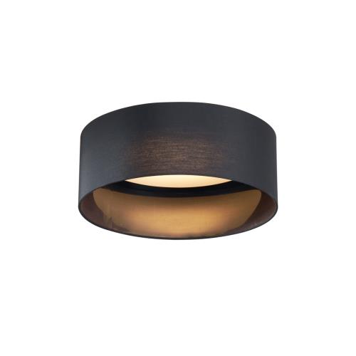 Moderní stropní svítidlo černé transparentní 40 cm vč. LED 3-stupňové stmívatelné - Sue