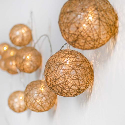 Vánoční venkovní světelný řetěz 3,3 m s LED 10 světel - Pallina