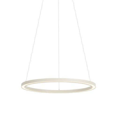 Designové závěsné svítidlo béžové 60cm včetně LED 3-stupňové stmívatelné - Girello
