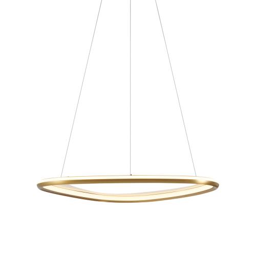 Designové závěsné svítidlo zlaté s 3-stupňovým stmíváním - Organico